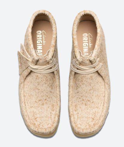 Clarks Women's Wallabee Boot Speckled Hair On Booties