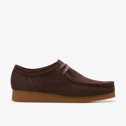 Clarks Mens Wallabee Evo - Dark Brown Suede