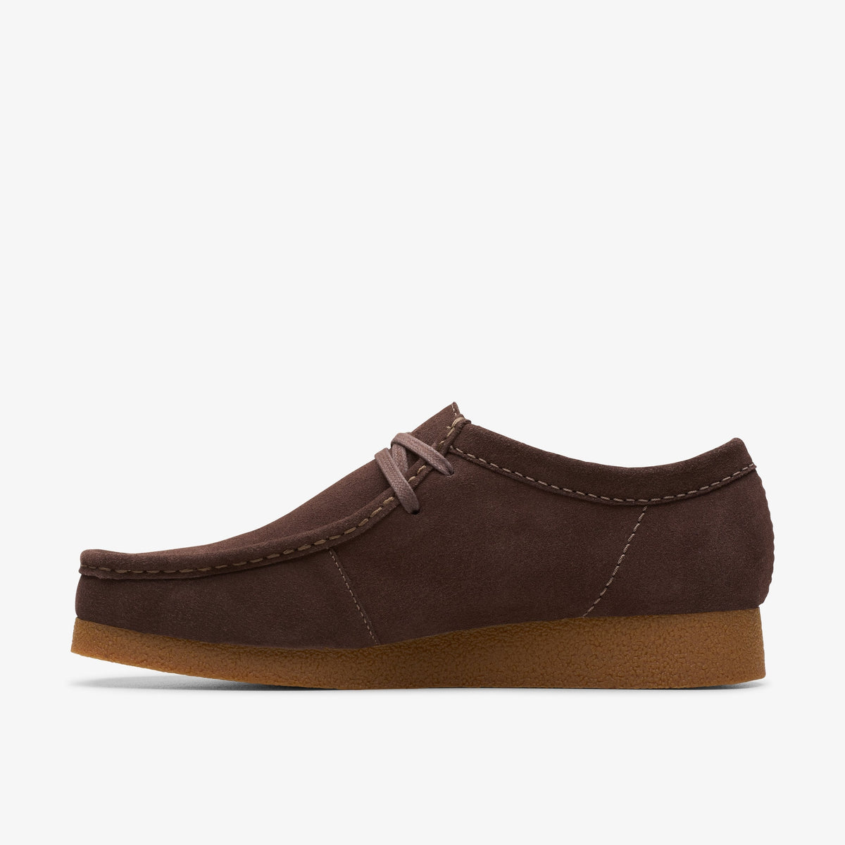 Clarks Mens Wallabee Evo - Dark Brown Suede