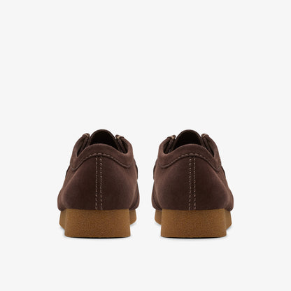 Clarks Mens Wallabee Evo - Dark Brown Suede