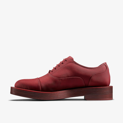 [26178357] Mens Clarks Oxford 2 'martine Rose Ox Blood Textile'