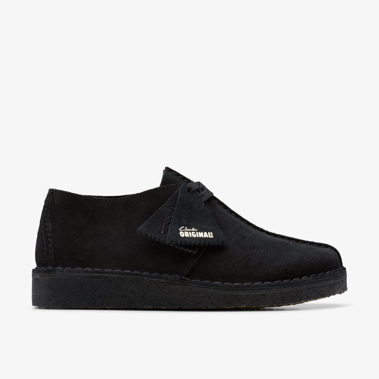 Clarks Womens Desert Trek - Black Suede