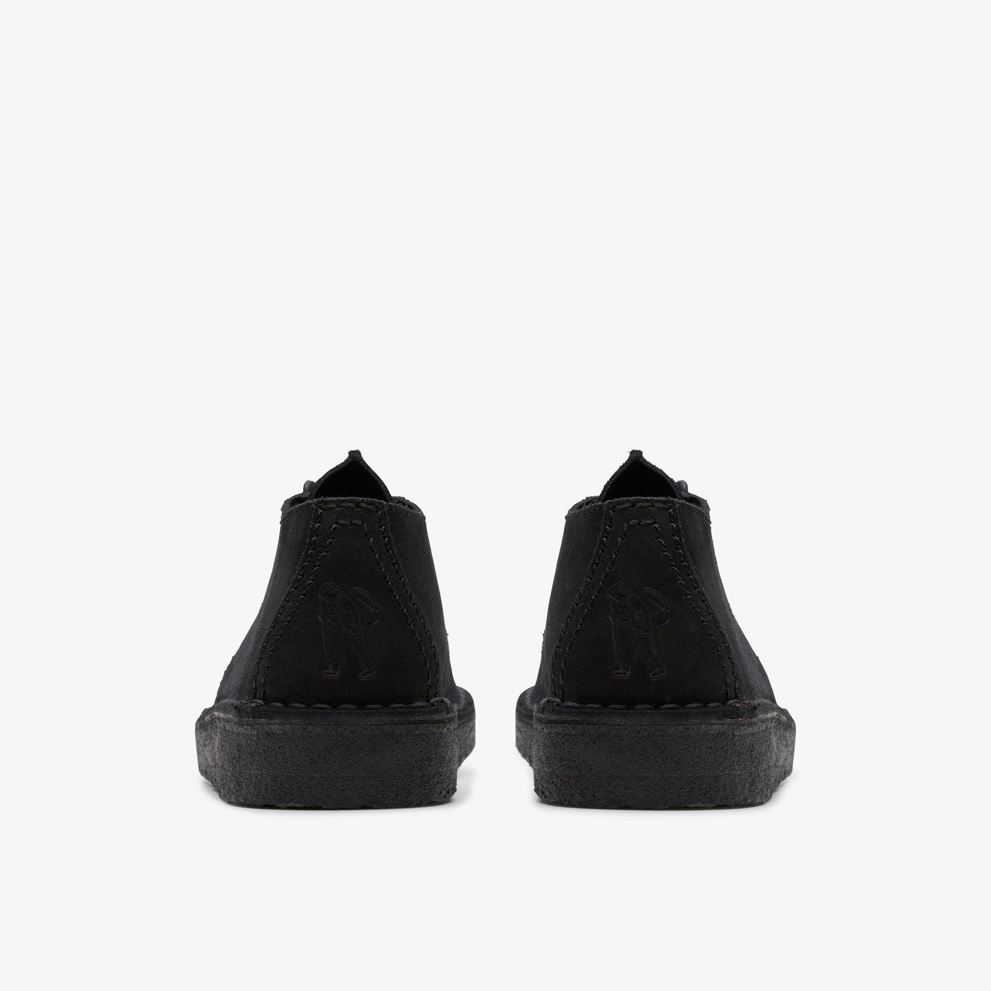 Clarks Womens Desert Trek - Black Suede