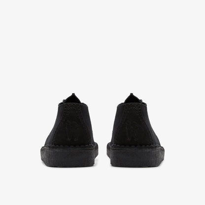Clarks Womens Desert Trek - Black Suede