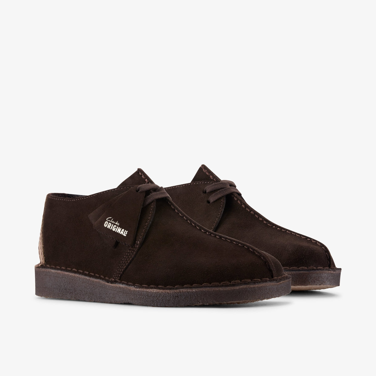 Clarks Mens Desert Trek - Dark Brown