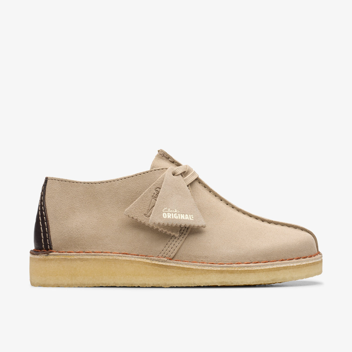 Clarks Mens Desert Trek - Sand Suede