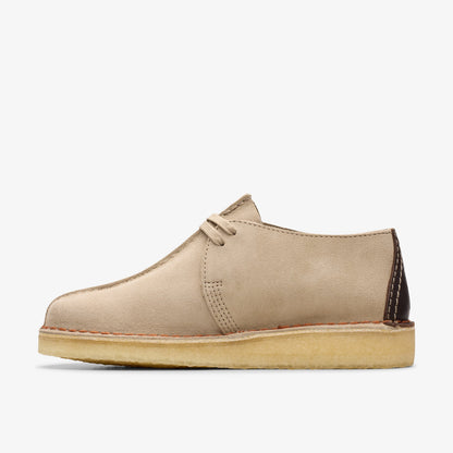 Clarks Mens Desert Trek - Sand Suede