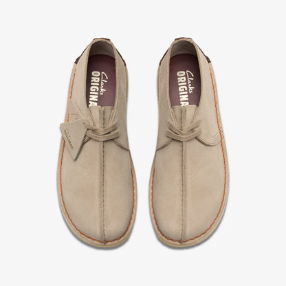 Clarks Mens Desert Trek - Sand Suede