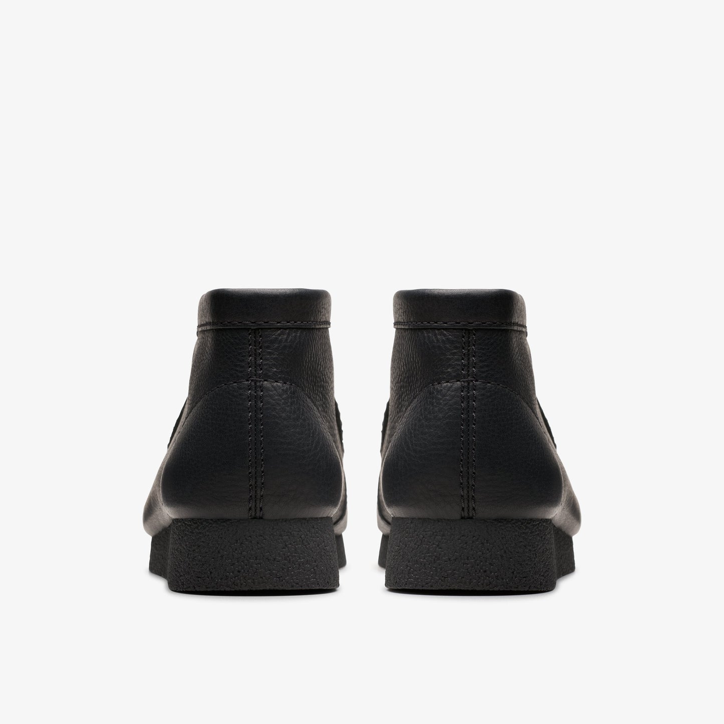 Clarks Mens Wallabee Evo Boot - Black Leather
