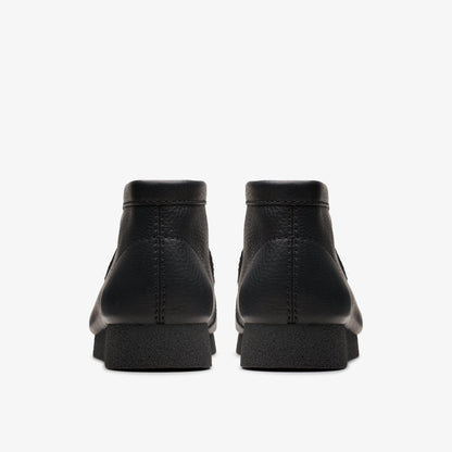 Clarks Mens Wallabee Evo Boot - Black Leather