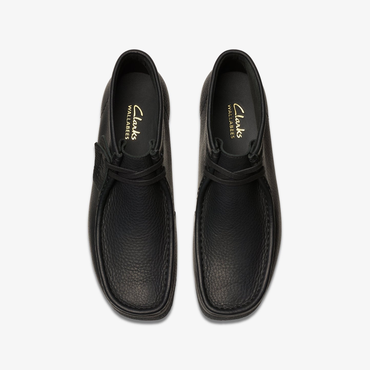 Clarks Mens Wallabee Evo Boot - Black Leather