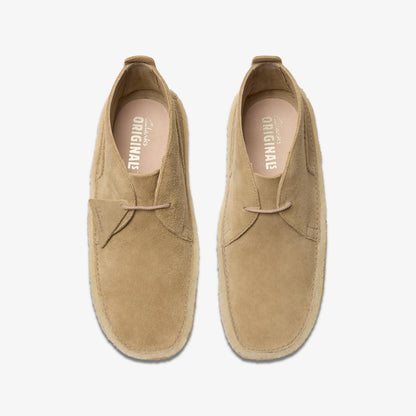 [26180625] Mens Clarks Desert Rain Suede 'dark Sand'