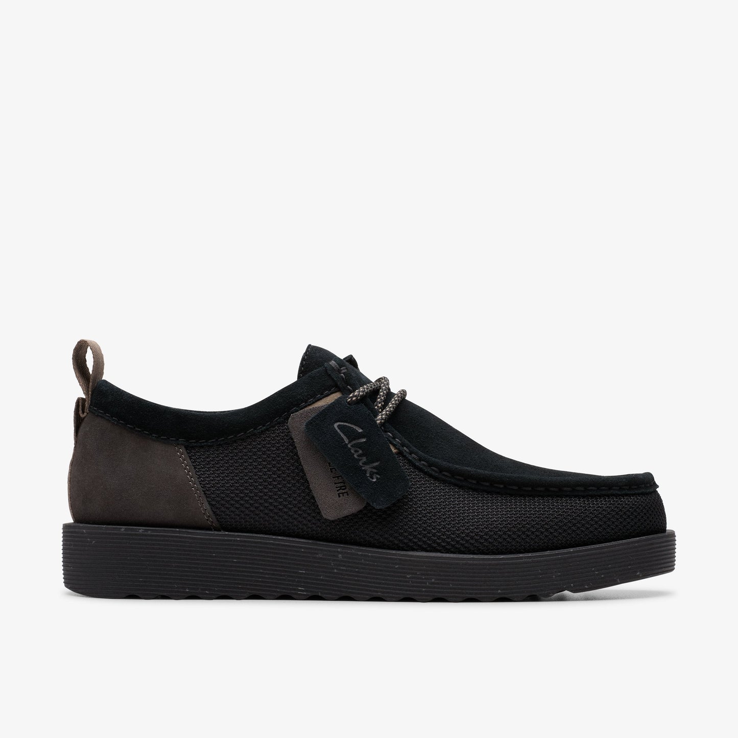 Clarks Mens Wallabee FTR2 Lo - Black Comb