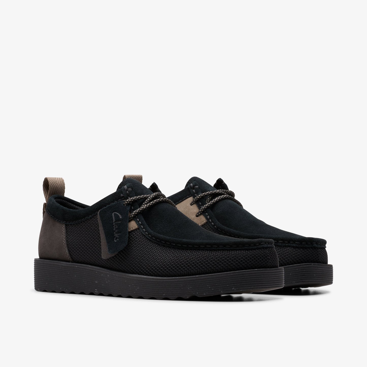 Clarks Mens Wallabee FTR2 Lo - Black Comb