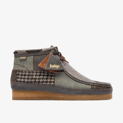 [26181501] Mens Clarks Wallabee Boot Patchwork 'bodega Northeast Corridor'