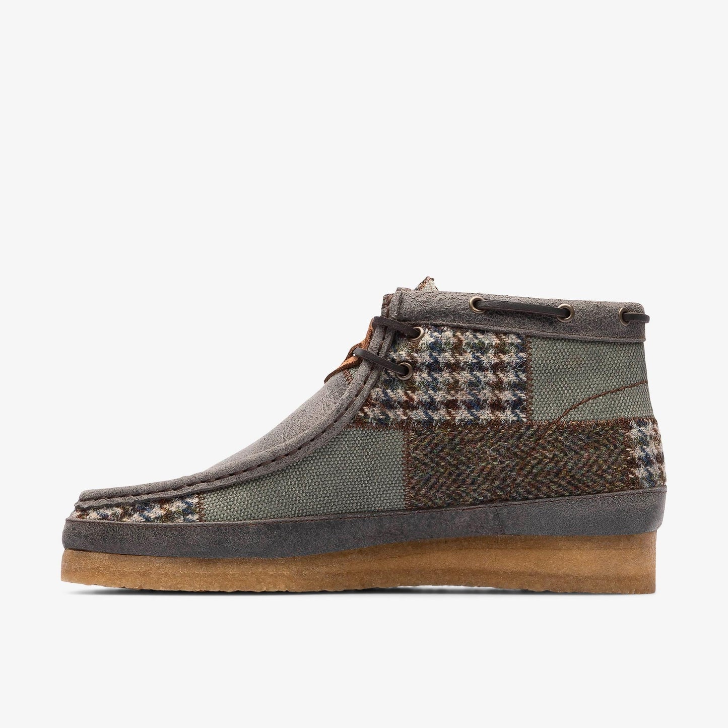 [26181501] Mens Clarks Wallabee Boot Patchwork 'bodega Northeast Corridor'