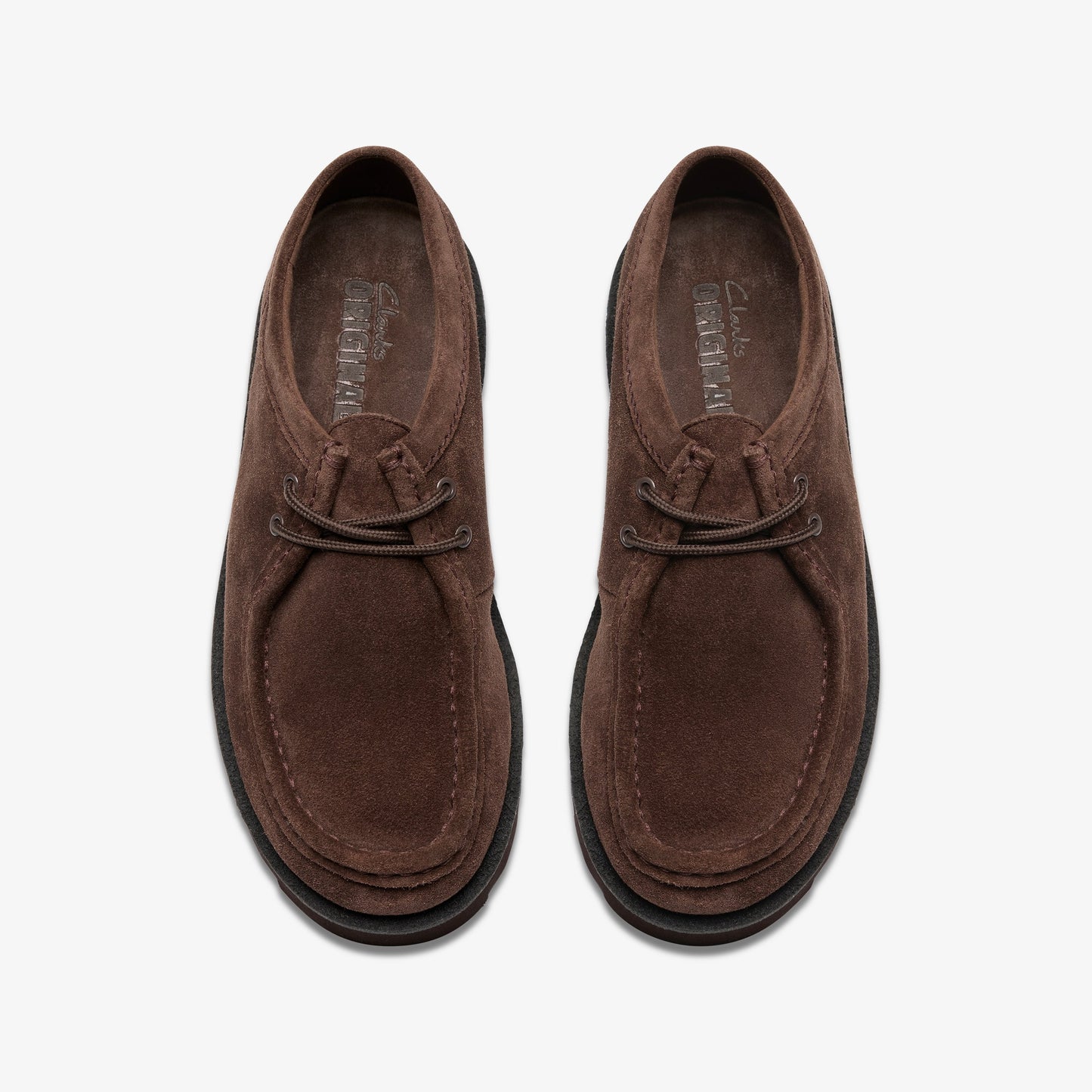 Clarks Mens Meare Walla - Dark Brown Suede