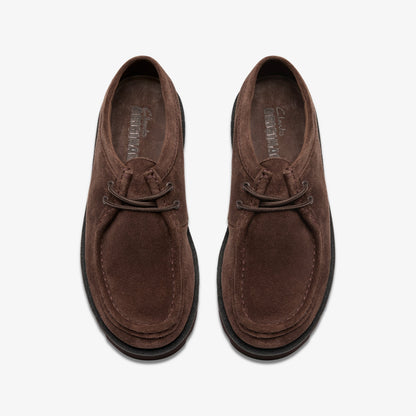 Clarks Mens Meare Walla - Dark Brown Suede