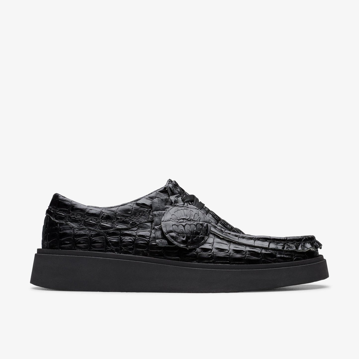 [26183329] Mens Clarks X Martine Rose Torview 'black Croc'