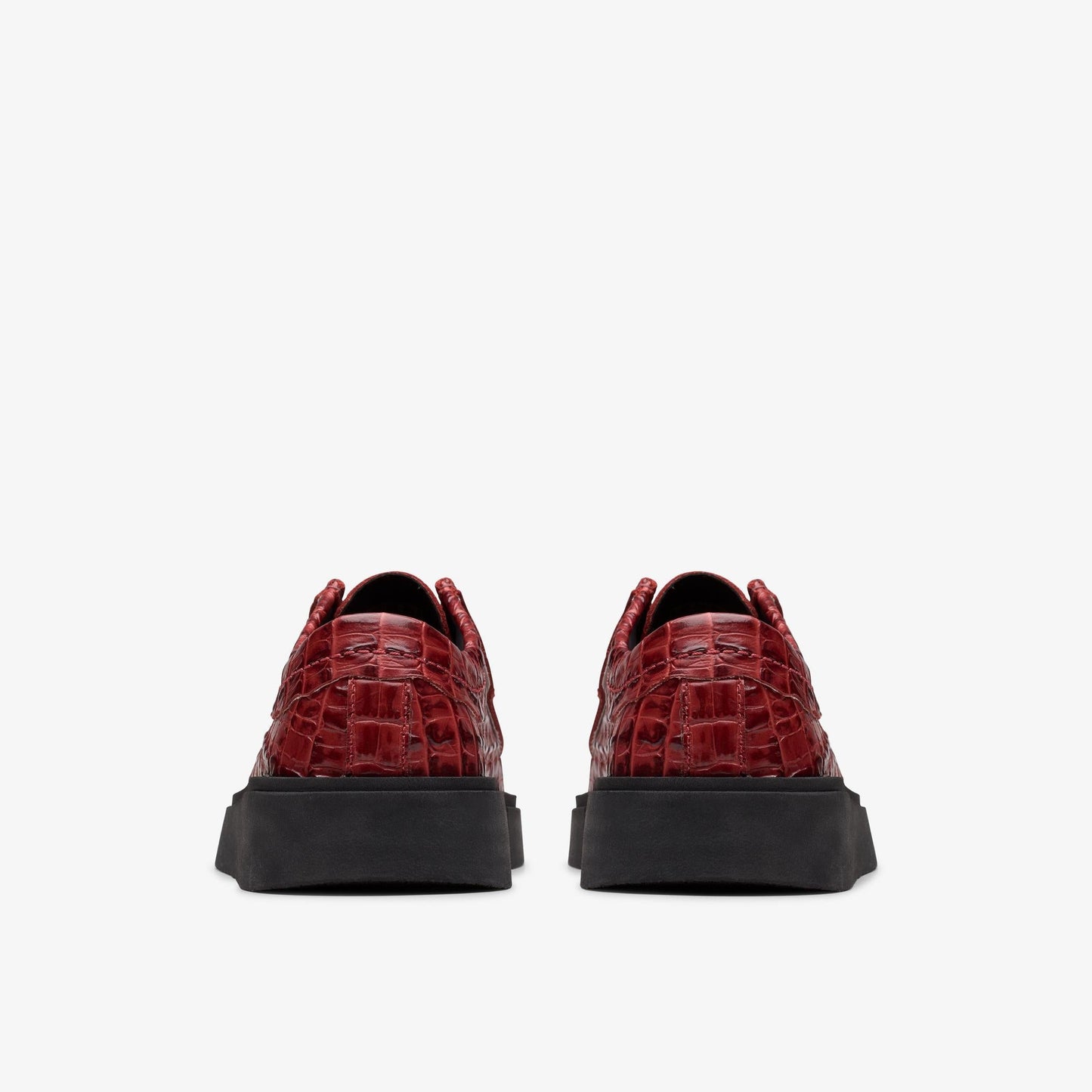 [26183330] Mens Clarks X Martine Rose Torview Croc Embossed Lace up