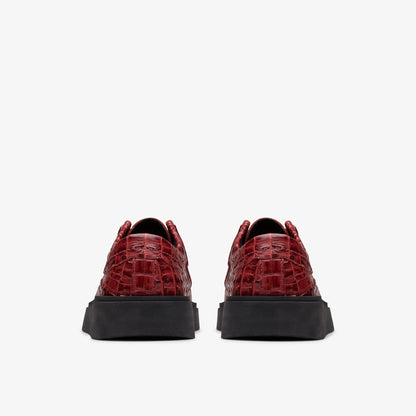 [26183330] Mens Clarks X Martine Rose Torview Croc Embossed Lace up