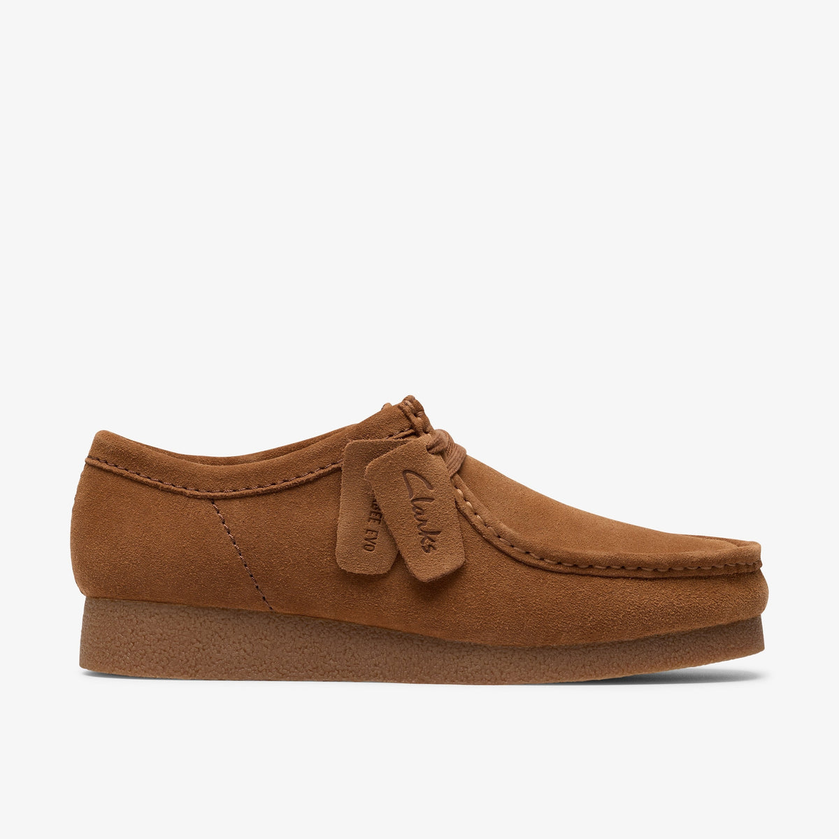 Clarks Mens Wallabee Evo - Cola Suede