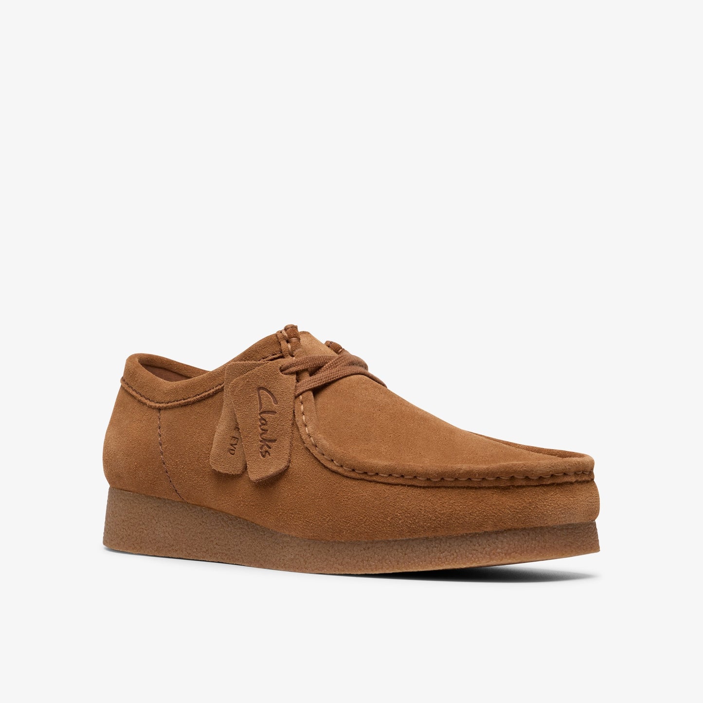 Clarks Mens Wallabee Evo - Cola Suede