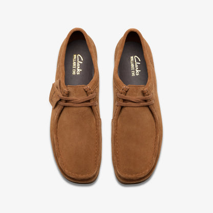 Clarks Mens Wallabee Evo - Cola Suede