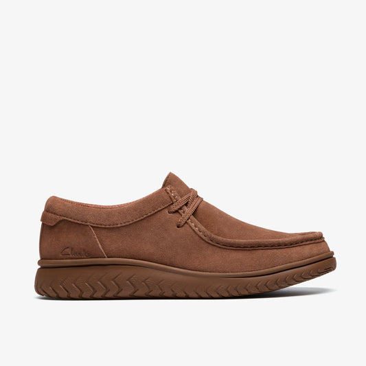 Clarks Mens Relaxlite Low - Cola Suede