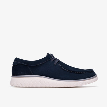 Clarks Mens Relaxlite Low - Navy Suede