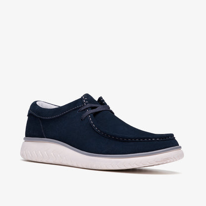 Clarks Mens Relaxlite Low - Navy Suede