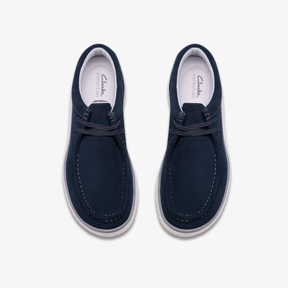 Clarks Mens Relaxlite Low - Navy Suede