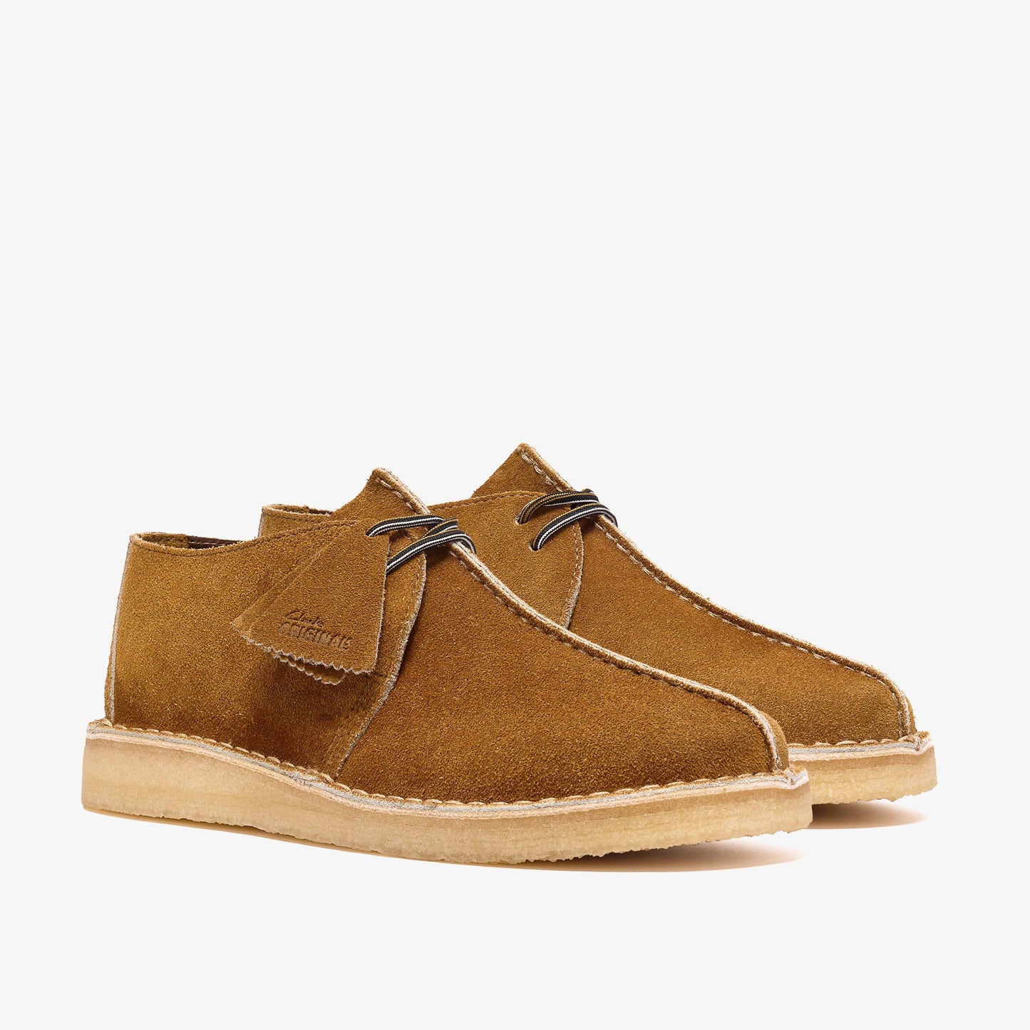 Clarks Mens Desert Trek - Bronze Suede