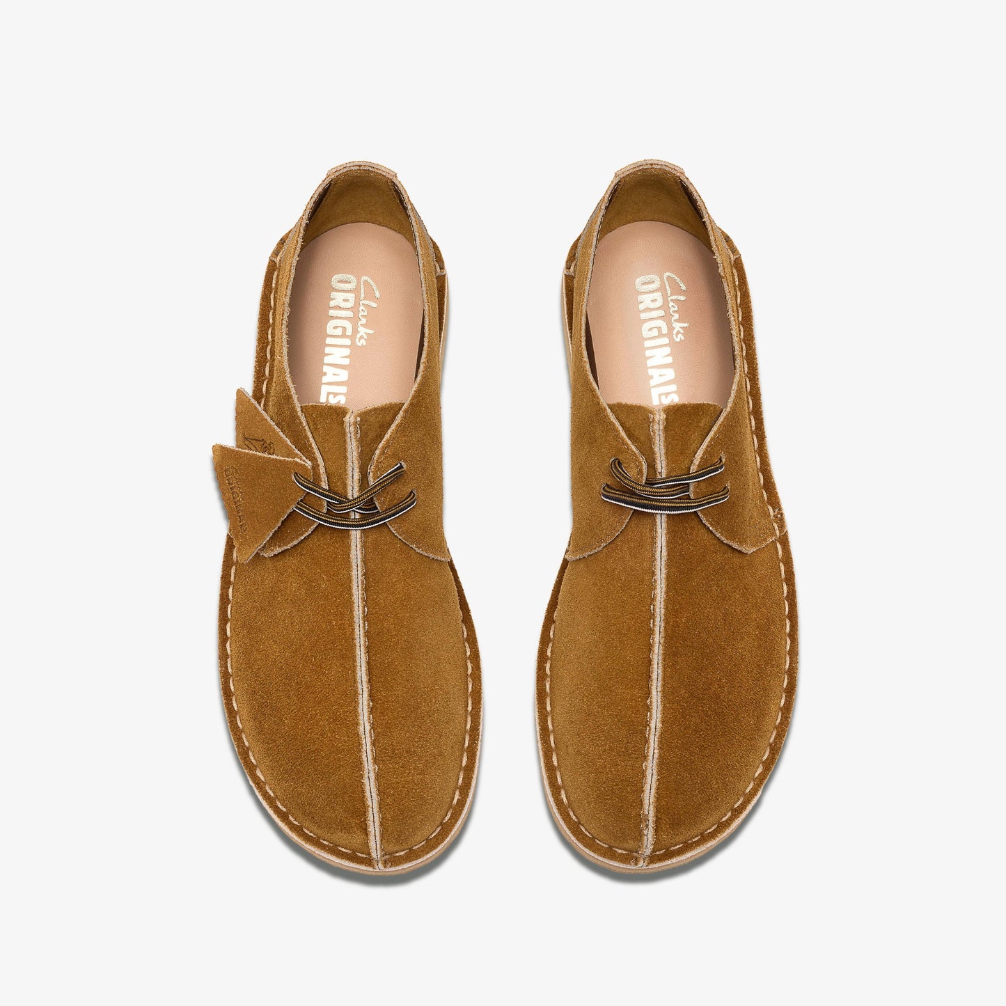 Clarks Mens Desert Trek - Bronze Suede