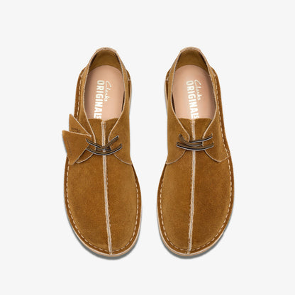 Clarks Mens Desert Trek - Bronze Suede