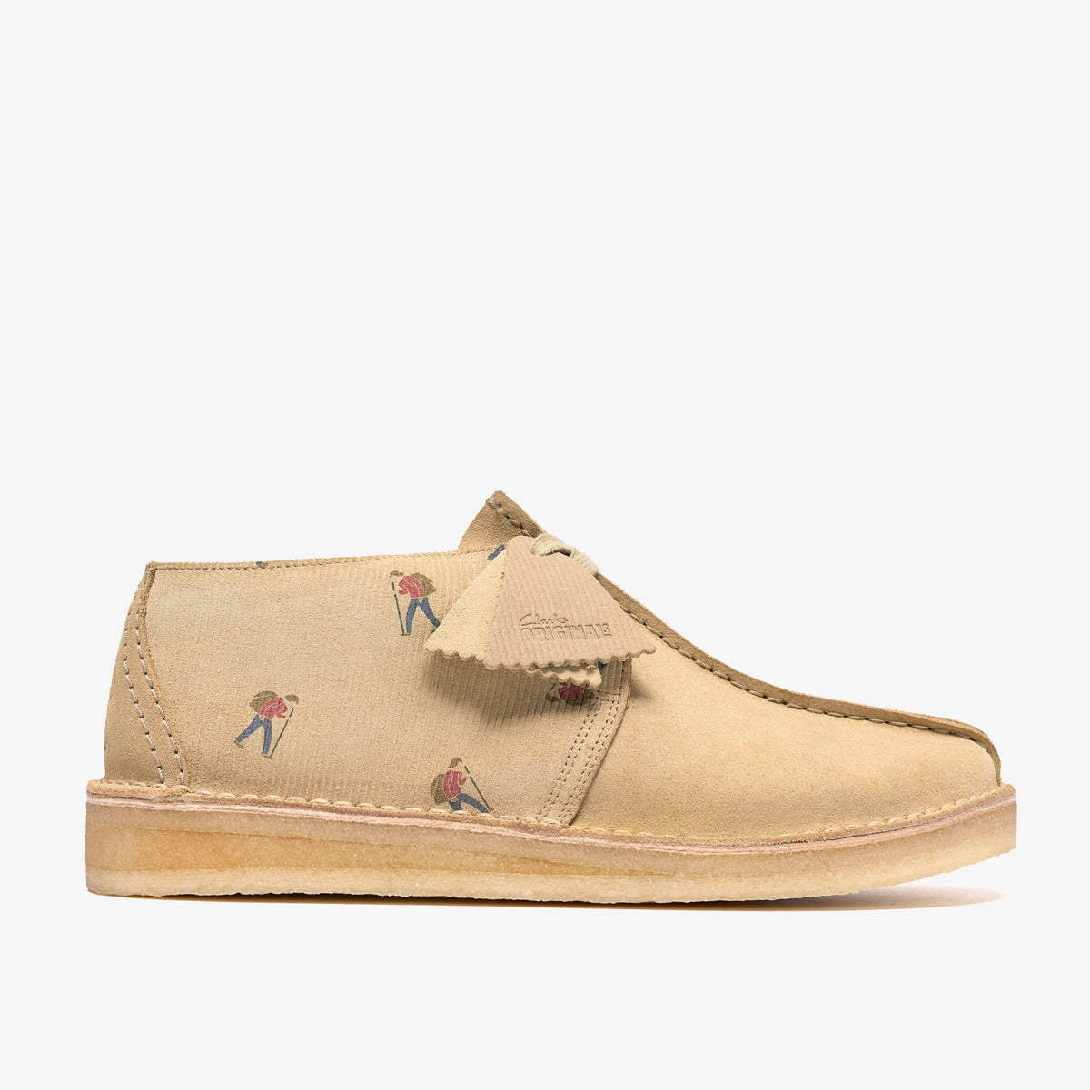 Clarks Mens Desert Trek - Maple Combi Print