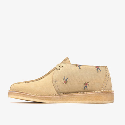 Clarks Mens Desert Trek - Maple Combi Print