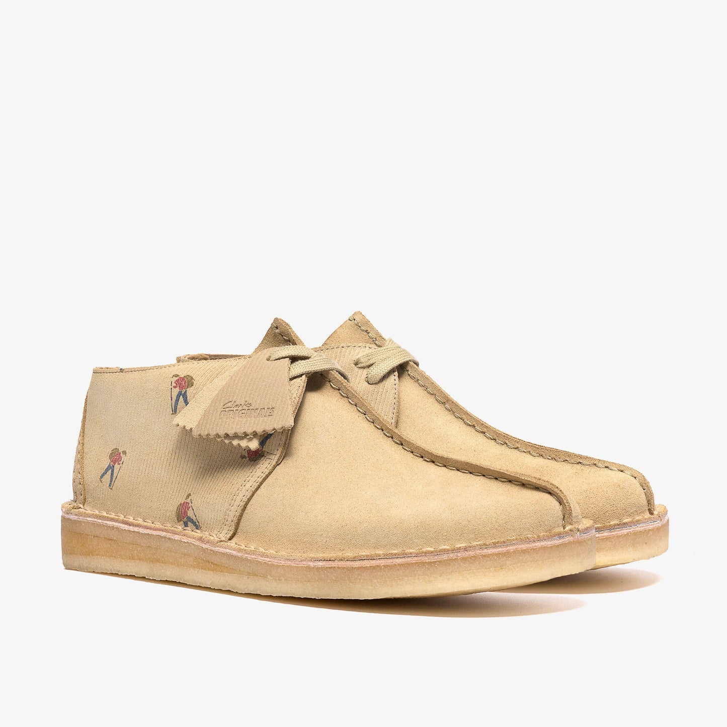Clarks Mens Desert Trek - Maple Combi Print