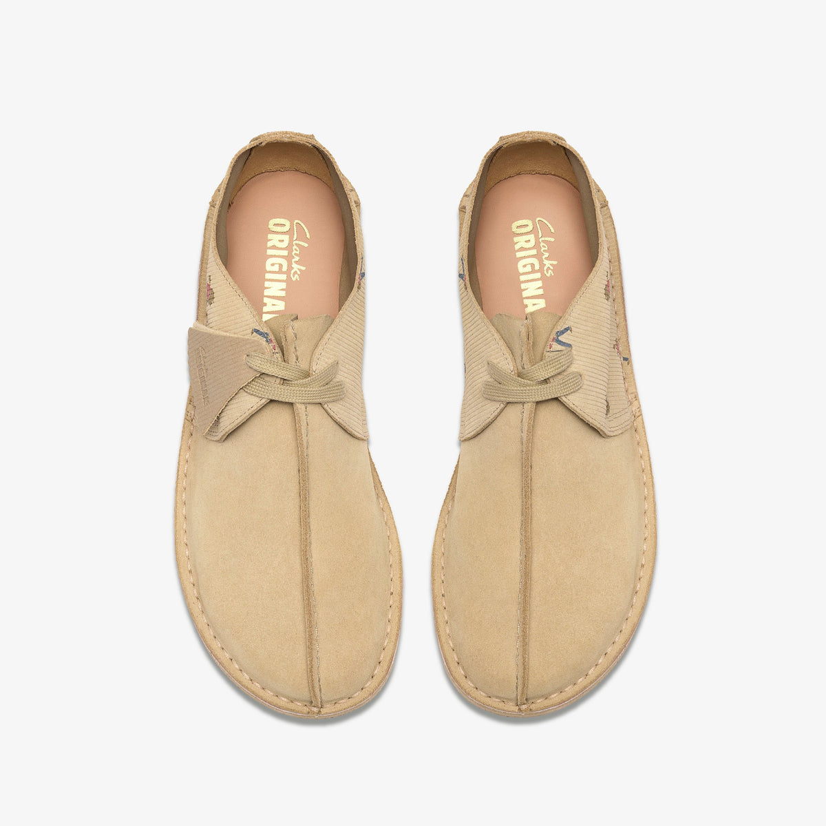 Clarks Mens Desert Trek - Maple Combi Print