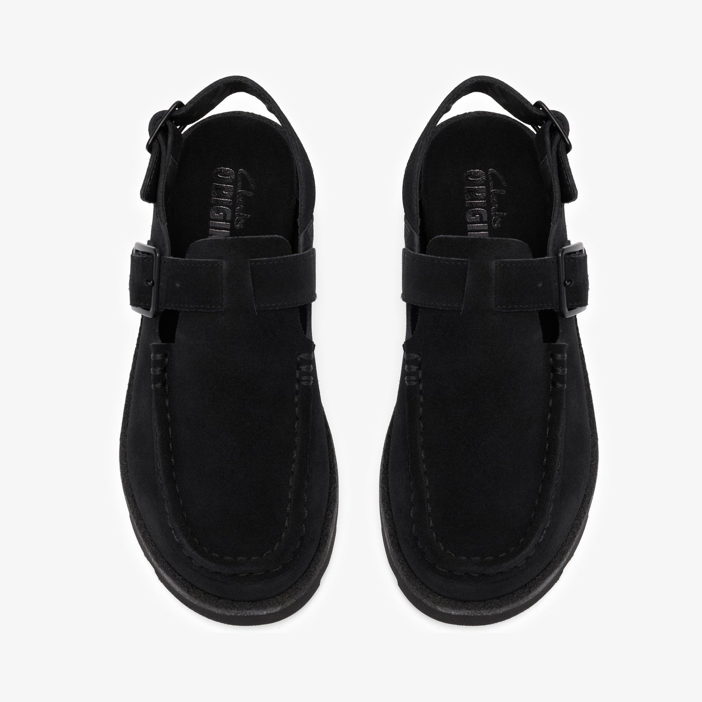 Clarks Womens Meare Easy - Black Suede