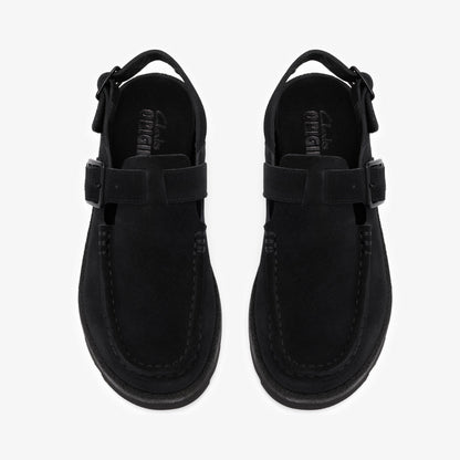 Clarks Womens Meare Easy - Black Suede