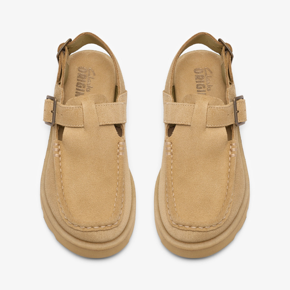 Clarks Womens Meare Easy - Maple Suede