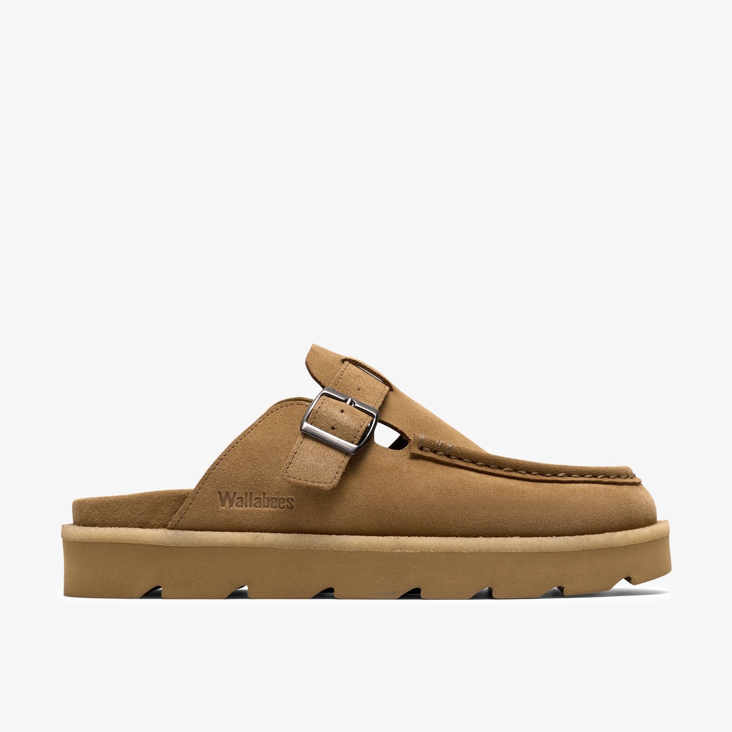 Clarks Mens Meare Mocc - Dark Sand Suede