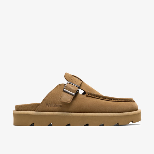 Clarks Mens Meare Mocc - Dark Sand Suede