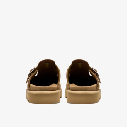 Clarks Mens Meare Mocc - Dark Sand Suede