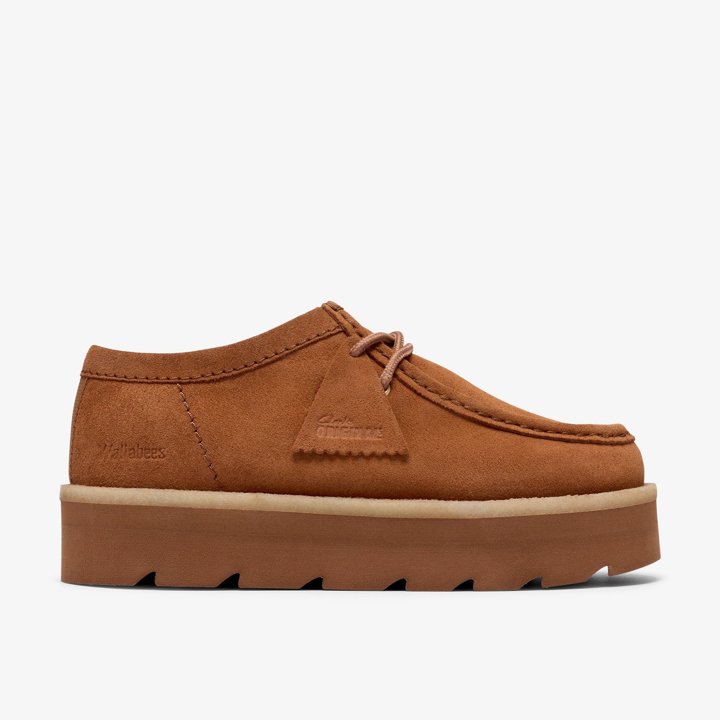 Clarks Womens Meare Walla - Tan Suede