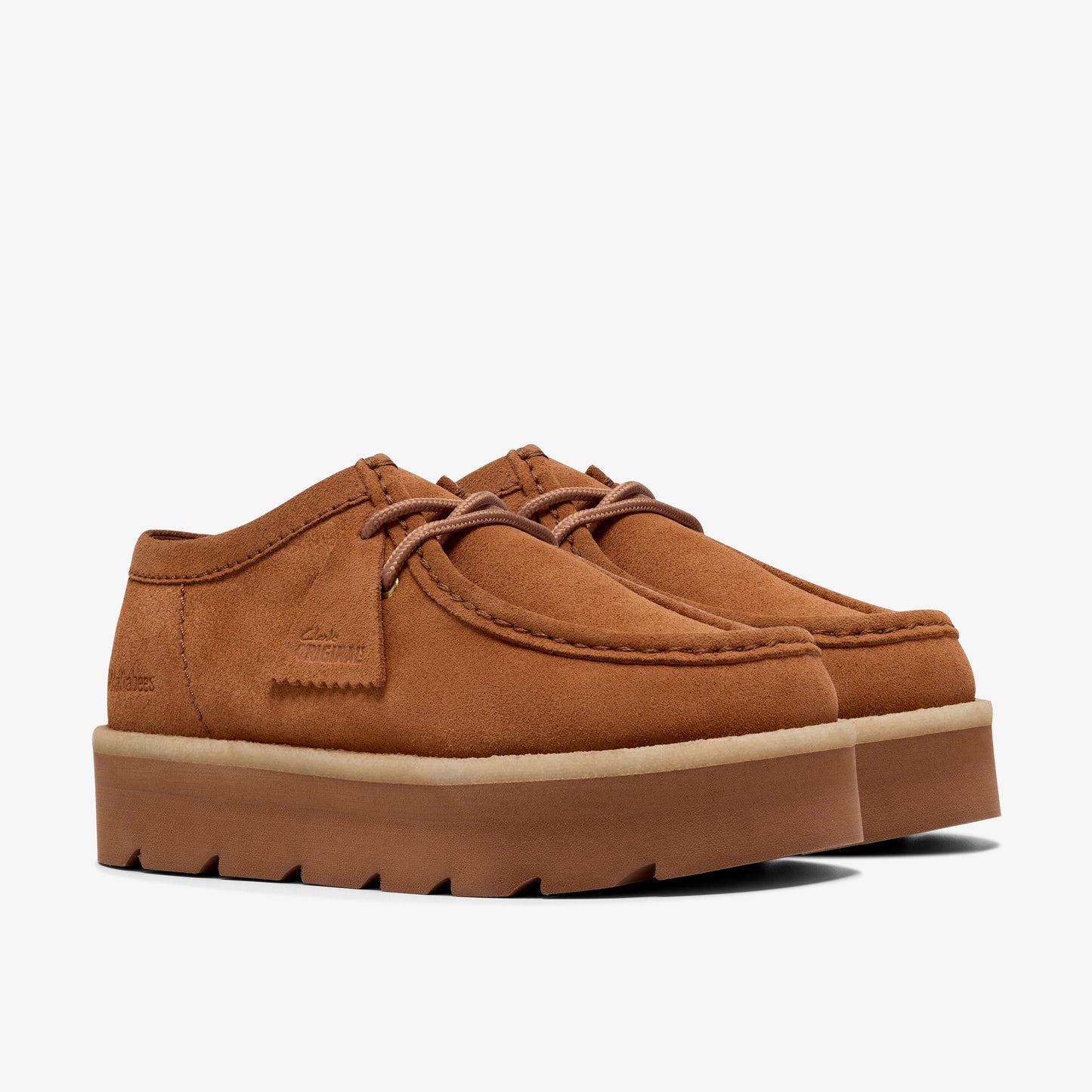 Clarks Womens Meare Walla - Tan Suede