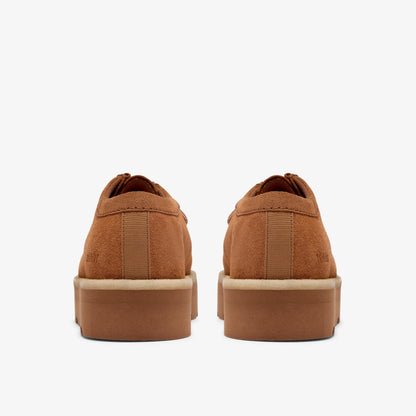 Clarks Womens Meare Walla - Tan Suede