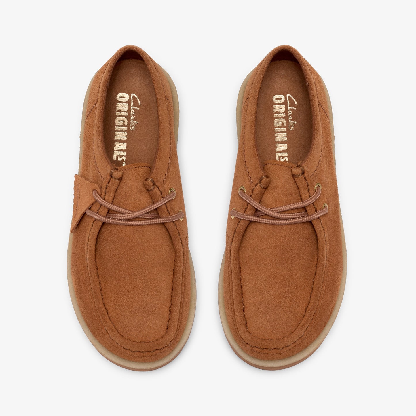 Clarks Womens Meare Walla - Tan Suede