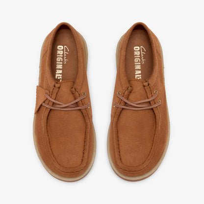 Clarks Womens Meare Walla - Tan Suede